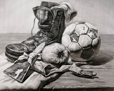 素描学生作品
